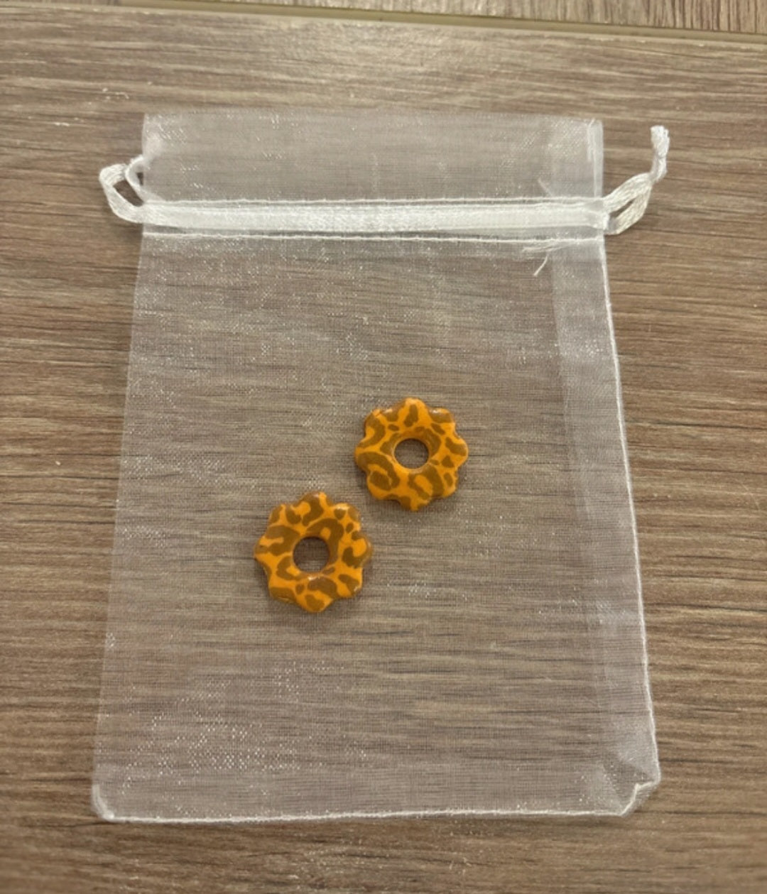 Créoles à pampilles Orange